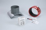 KG-Waste water and rainwater SN8 assembly kit for main pipes DN/OD 200-2400, connection DN/OD 500, SDR 34, color gray